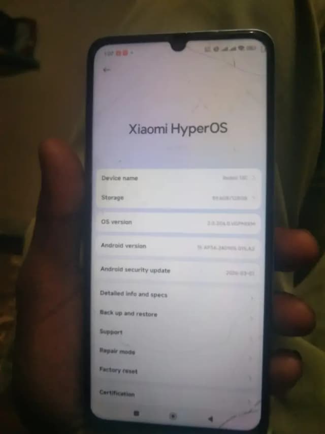 redme 13c 6+6128 change possible