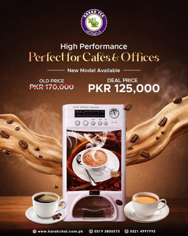Tea making machine / Coffee machine / limited discount offer machine