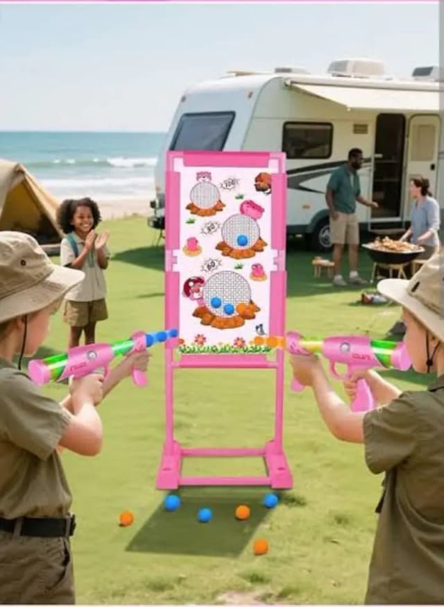new condition imported toy shooting game pressure pump guns