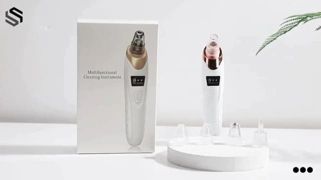 5-in-1 Blackhead Remover Vacuum | Rechargeable Pore Cleaner & Derma Suction Device | Multi-Functional Facial Beauty Tool for Acne, Pimples, Oil, Dirt & Whitehead Removal