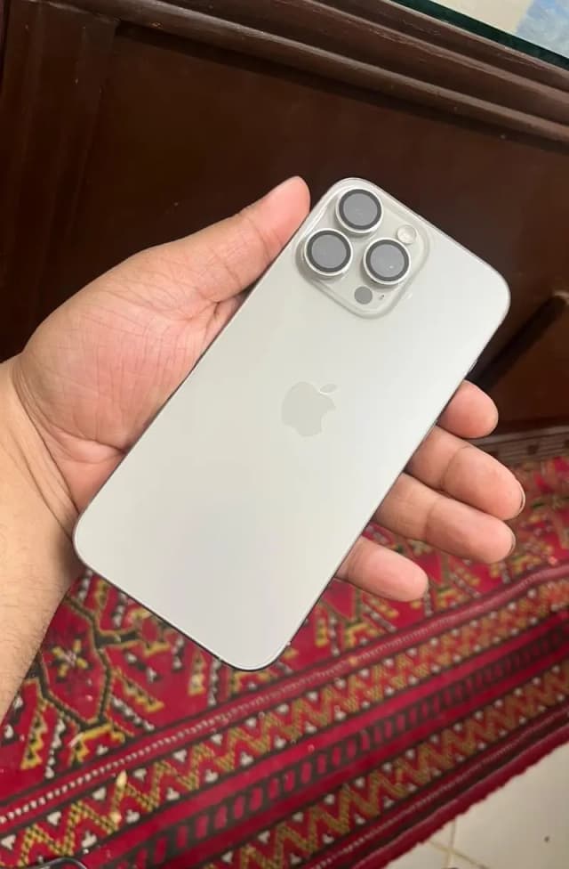 Iphone 16 Pro Max PTA Approved 10 by 9 Natural Titanium