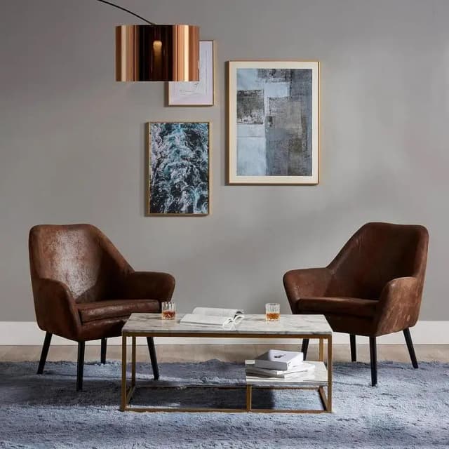 Modern Minimalist Rectangle Coffee Table with Hidden Storage Multi-Functional Living Room Furniture