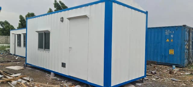 Porta Cabin, Office Container on Shipping Container, Container office