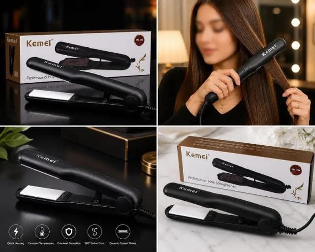 KEMEI HAIR STRAIGHTNER. . .