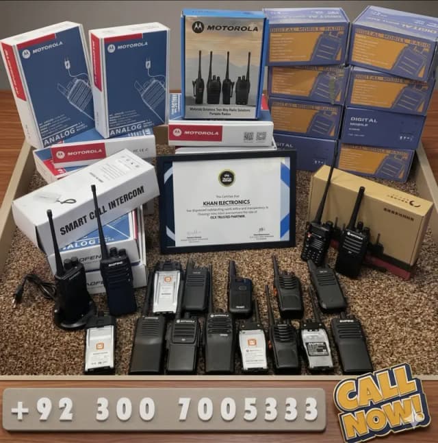 Motorola walkie talkies \ HYT \ Walkie talkies for security services