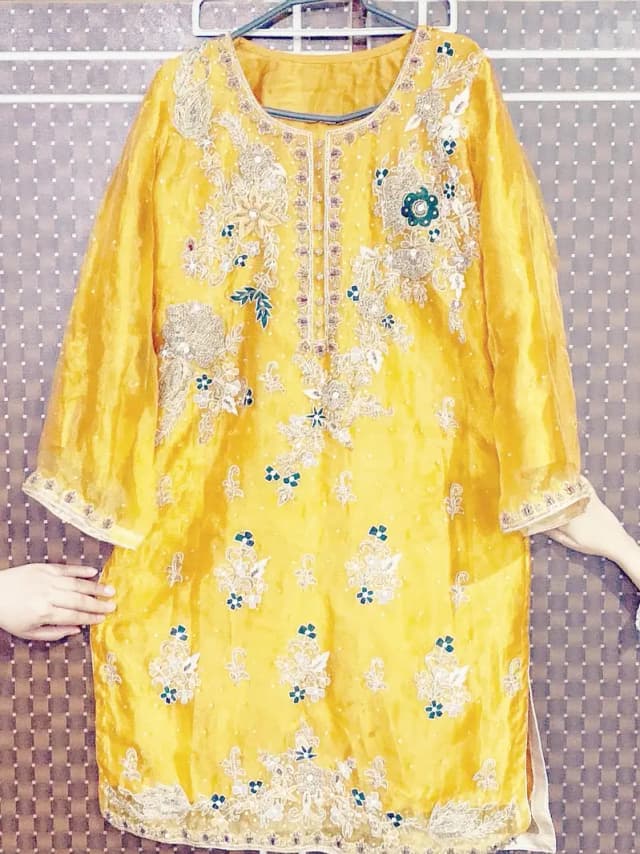 mehndi dress for bride or bridemaids