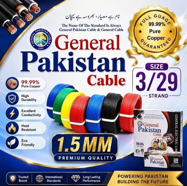 3/29 MM SINGLE CORE COPPER CABLES 1.5 MM CABLES