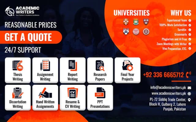 Assignment Writing,Thesis Writing, Final Year Project & Report Writing