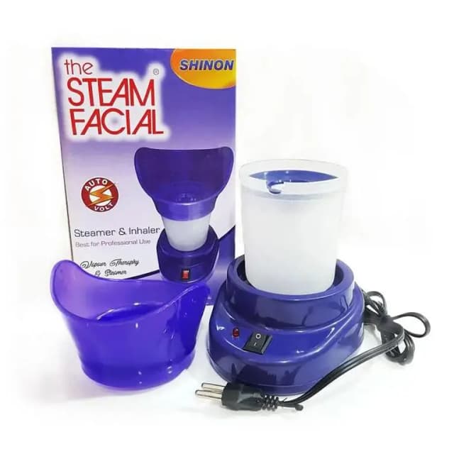 Steam Facial Steamer & Inhaler – Deep Cleansing Face Vaporizer for Skin Care, Pore Cleaning and Sinus Relief at Home. .