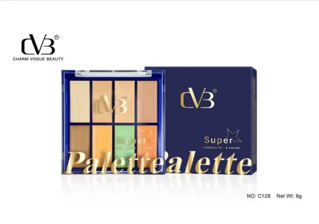 Original CvB Super 8 in 1 Face Concealer pallate