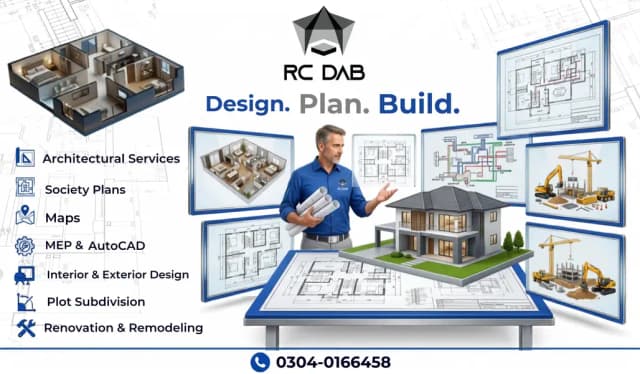 2d & 3d Naqsha | Interior / Exterior Desgin | Architect | Home Design