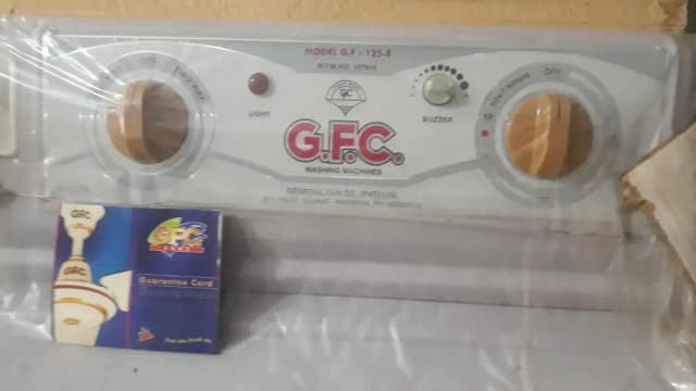 Gfc washing machine brand new