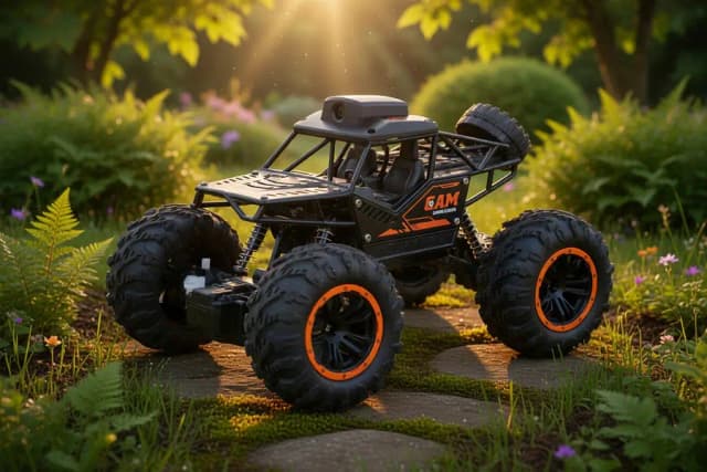 RC Monster Truck with Phone Camera Remote Control for Boys