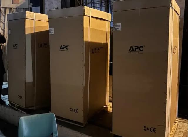APC and Vertiv UPS System lot and refeb box packed