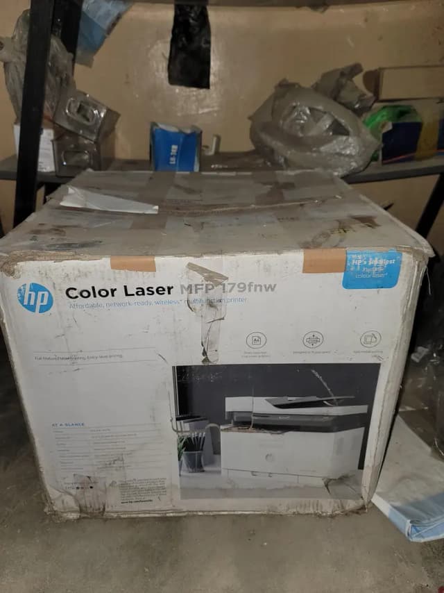 HP COLOR LASER MFP 179fnw BRAND NEW AS IT IS BASIS