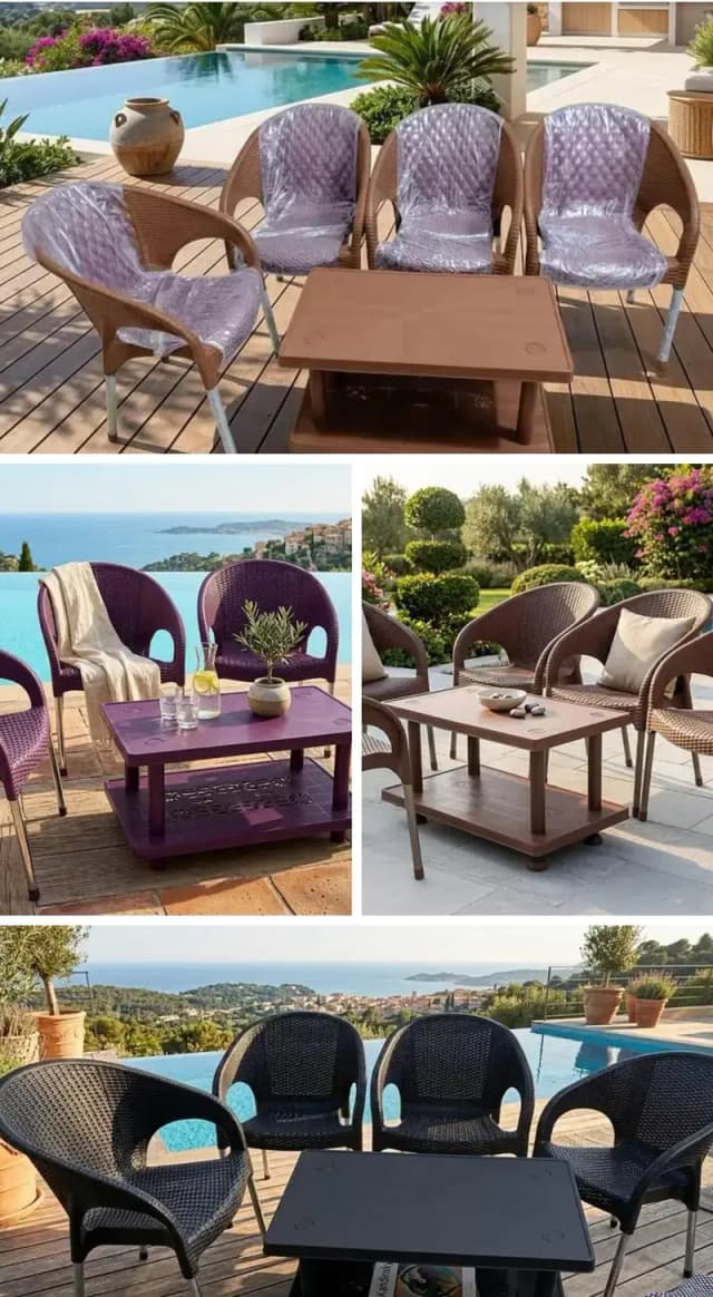 CHAIRS AND TABLES