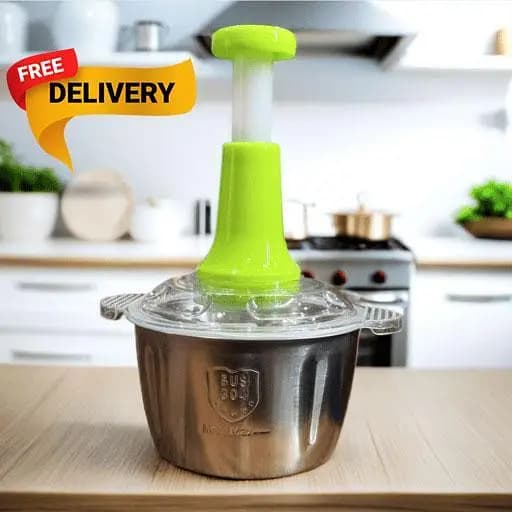 Chopper – 2L Heavy-Duty Stainless Steel Manual Food Cutter for Meat and Vegetables