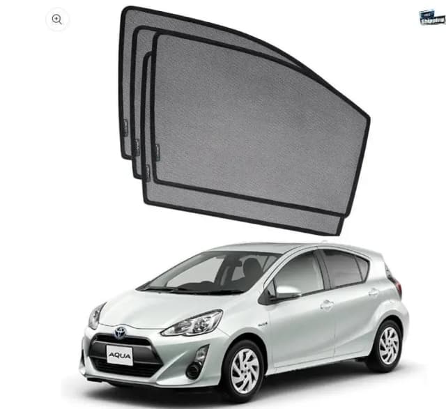 Sun Shades (Car Pardy) for Toyota Aqua Hatchback 2010-2025