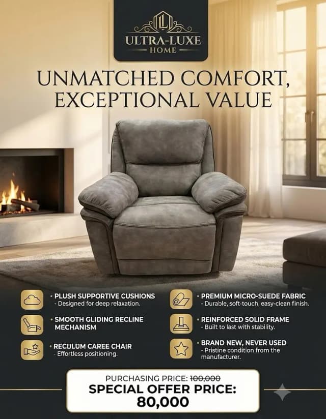 RECLINER SOFA | Pakistan’s Best Recliner Sofas | Massage Chair
