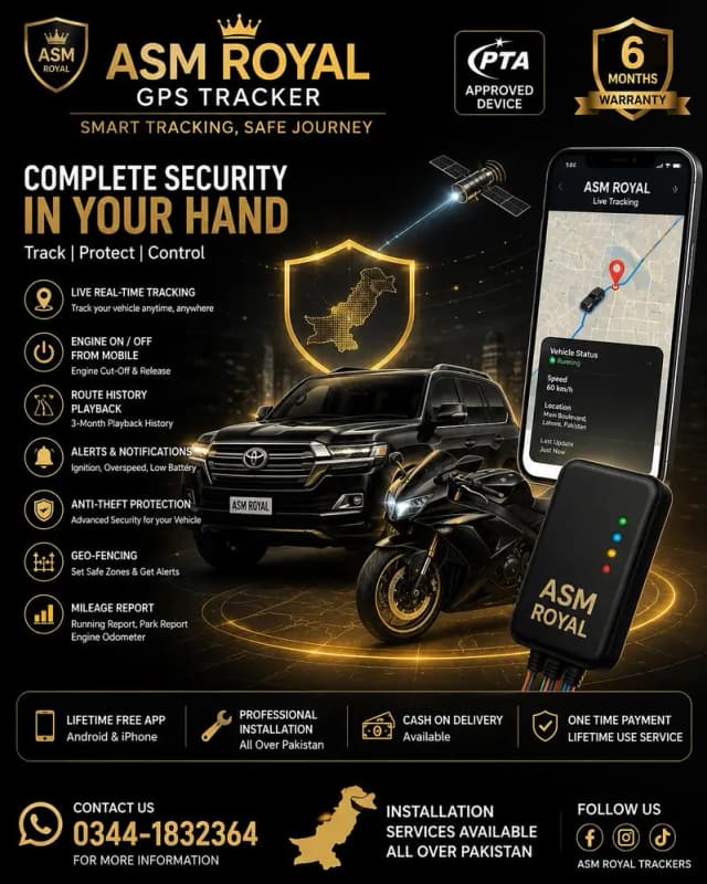 Car Trackers/Bike Trackers/ Gps Tracker/Cultus/Honda/WagonR/Carolla/