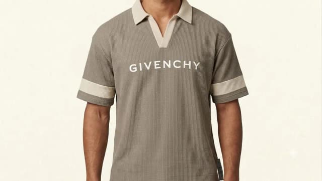 men's V-neck Polo T-shirt