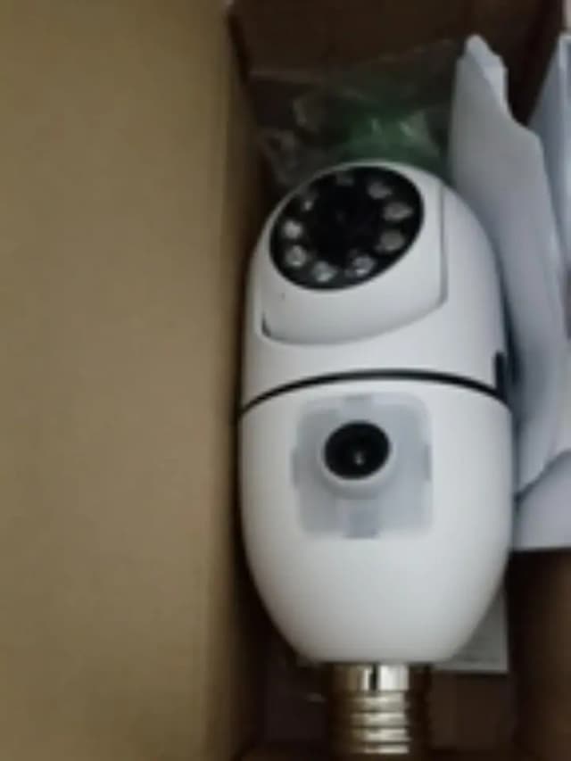 wifi security PTZ DUAL LENS BULB CTV CAMERA 4MP+4MP 1920x2160