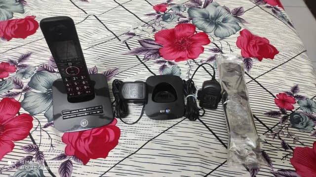 Cordless Phone Set of 2 with Landline, Intercom, Bluetooth