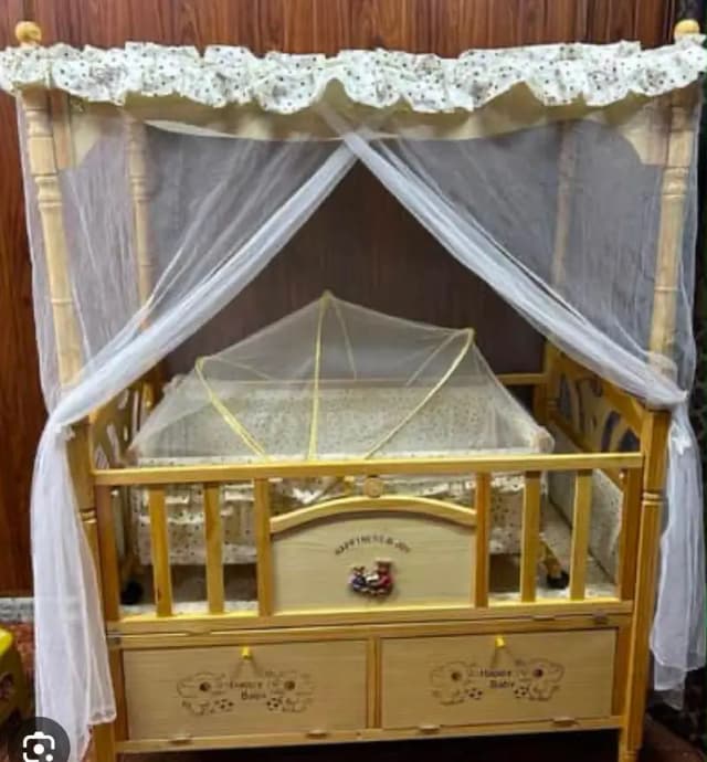 Wooden Baby cot/swing & baby cot/ baby jhola