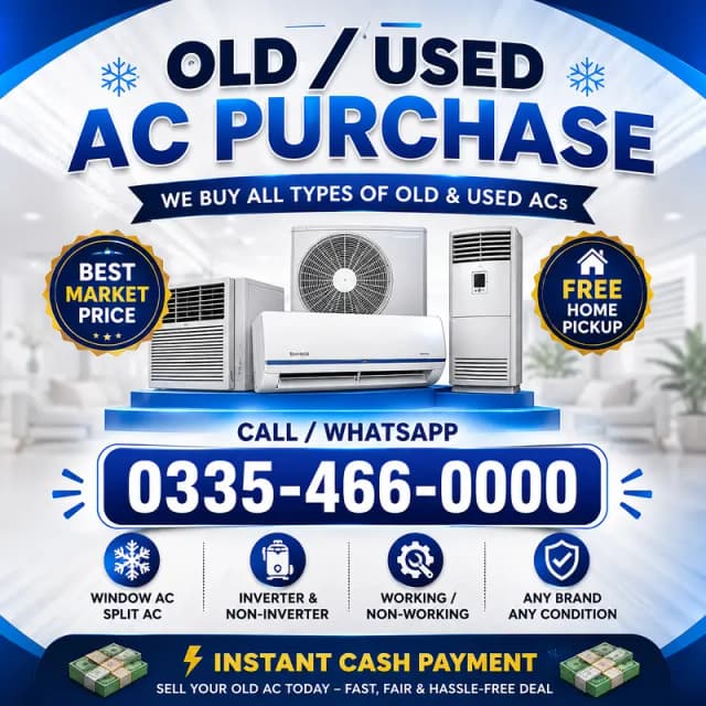 Haier 1.5 Ton Old & dead AC Dc Inverter For Sale | ac purchase