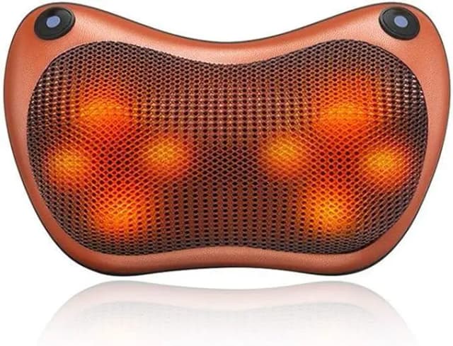POKAR Neck and Back Massager with Shiatsu Cushion (UK Import) – Auto On/Off