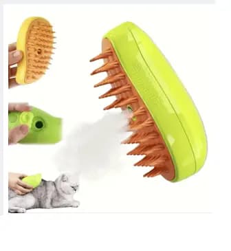 Steam Cat Brush – Self-Cleaning Cat Massage Comb, Multi-Functional Grooming Tool C R4790