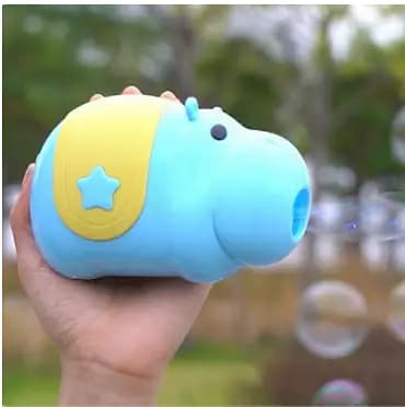 Hippo DV Bubble Machine USB Charging Light Music Camera Toy C C182