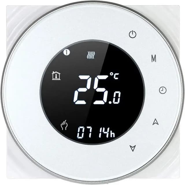Lixada 5A Programmable Water Heating Controller Temperature Regulator Thermostat Touchscreen LCD with Backlight Voice Control Function A R2128