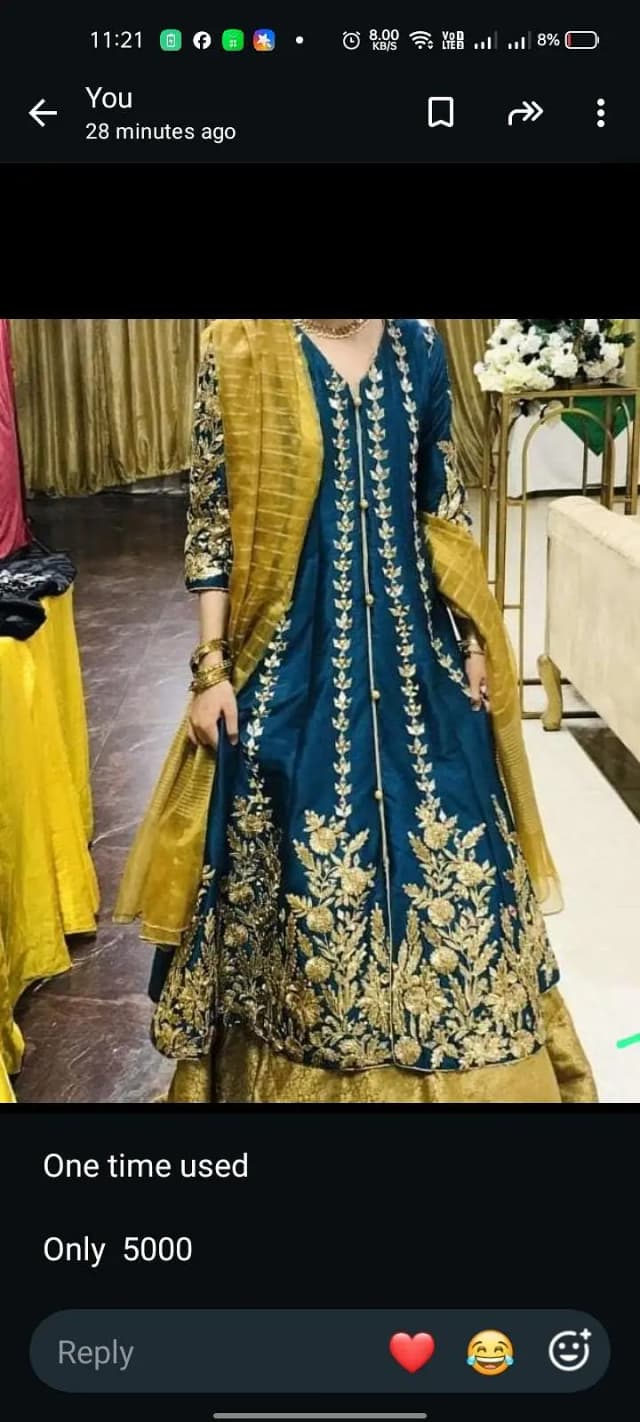 zinc raw silk frock