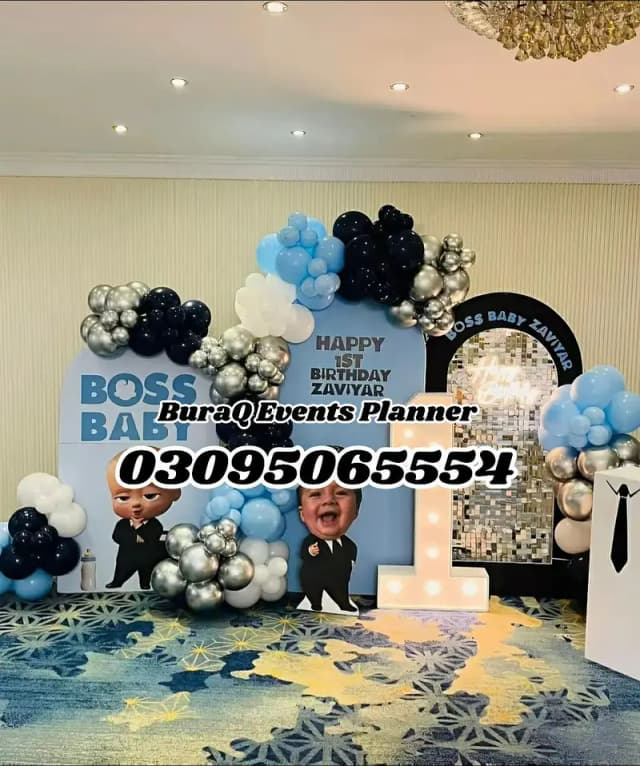 Birthday Event Planner, Balloon Decoration, Wedding Stage Decor