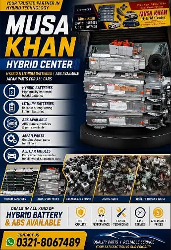 Hybrid Battery | Batteries | Lithium ion | AGS | ABS Unit |Car Battery
