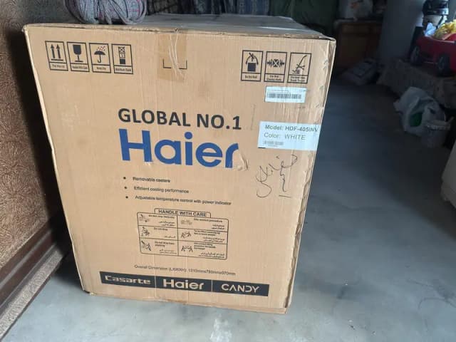 Haier Single Door Freezer – Brand New Unused – Original Packing