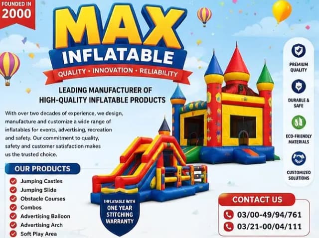 Soft Play Area / Jumping Slide / Jumping Castles / Theme Park Setup