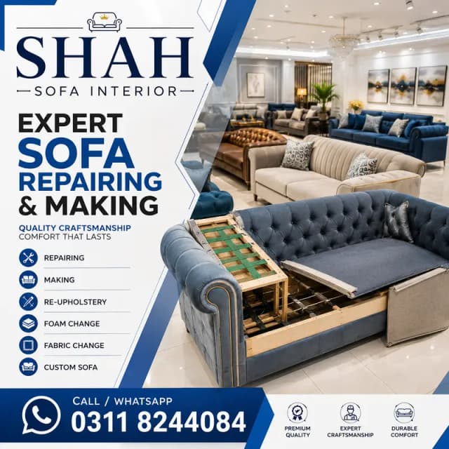 Sofa maker | Fabric change | Sofa set maker | sofa repairing