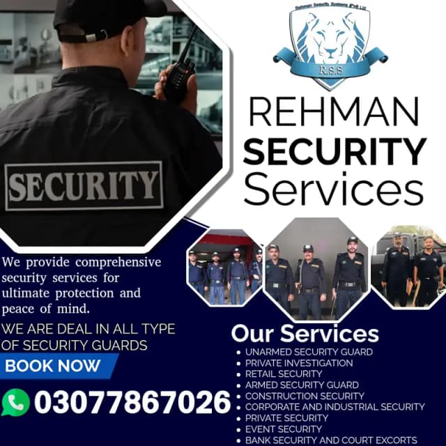 Security Services | Security Guard Availble | Security Guard for home