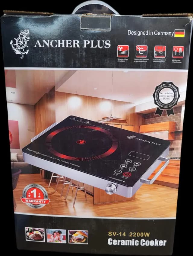 Ancher Plus Hot Plate – Electric Hot Plate | 1 year warrenty