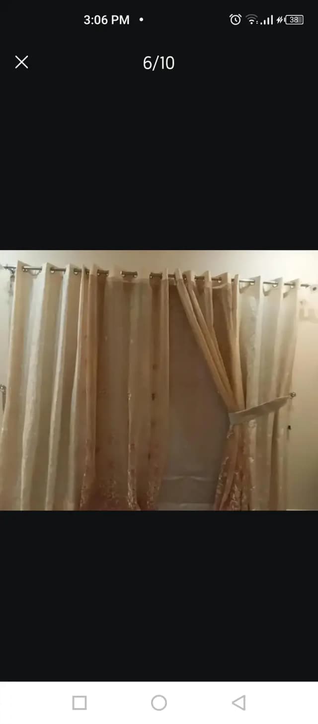 Blind & curtains set