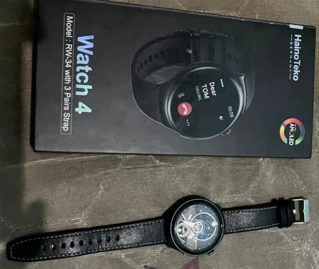 HainoTeko RW 34 Smart Watch - Complete Package