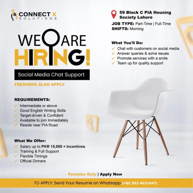 Social Media Chat Support Representative Required | CSR Jobs | Jobs