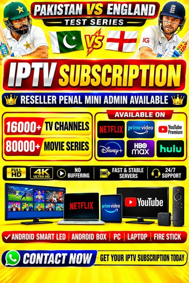 IPTV Subscription Live Channels, Movies & Entertainment 0345-1124391
