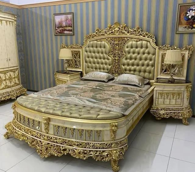 Chinioti Royal Sheesham wood Kora Bedset