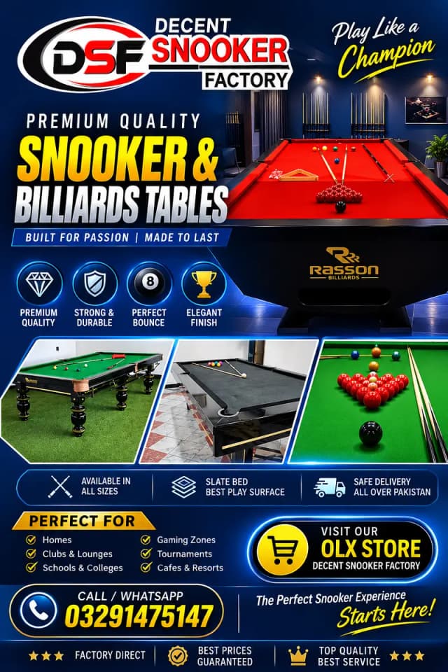 Rasson snooker table Riley snooker table XingPai snooker table Star ta