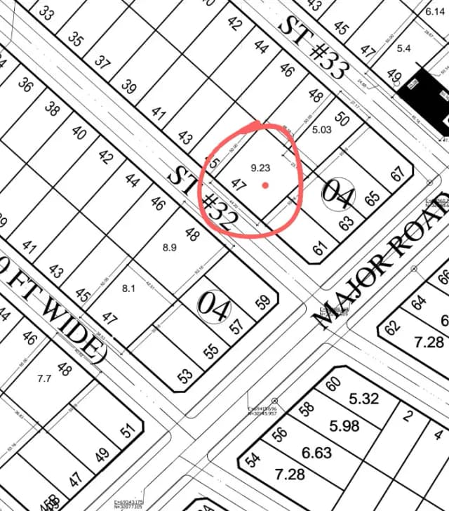 9.23 Marla Residential Plot, Block-R Prime, New City Phase-2