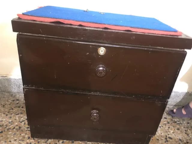 double bed with side tables. . . . .