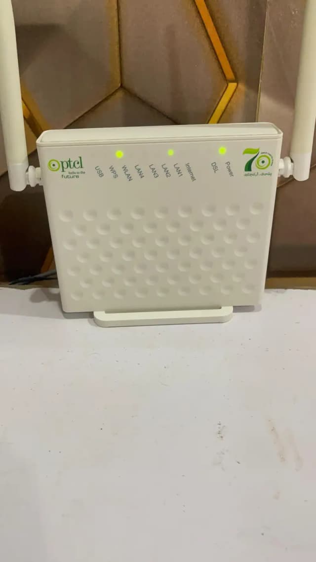 PTCL DSL WiFi Router + Original Adapter